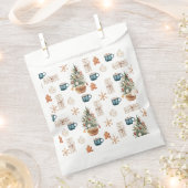 Trendy Colorful Kerstpatroon | WATERVERF Bedankzakje (Geknipt)