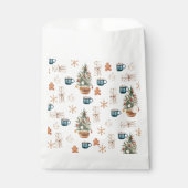 Trendy Colorful Kerstpatroon | WATERVERF Bedankzakje (Voorkant)