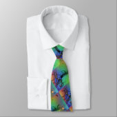 Trendy Colorful Musical Design op een Stropdas (Gebonden)