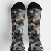 Trendy Colorful Patterned  Socks Sokken (Top)