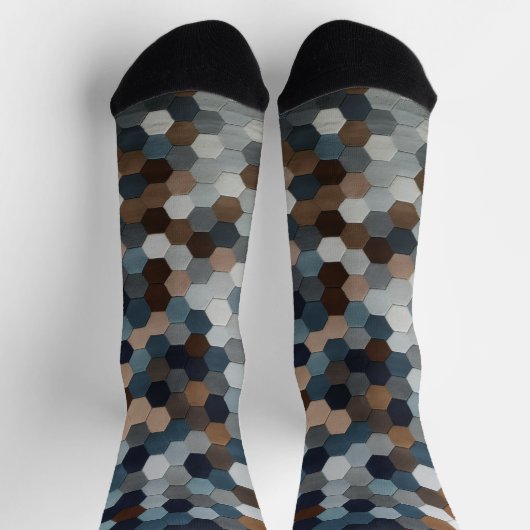 Trendy Colorful Patterned  Socks Sokken (Top)