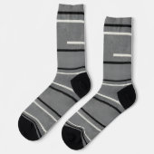 Trendy Colorful Patterned  Socks Sokken (Links)