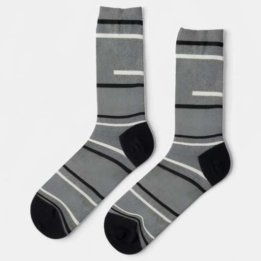 Trendy Colorful Patterned  Socks Sokken (Links)