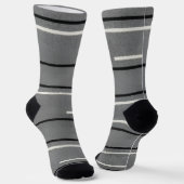 Trendy Colorful Patterned  Socks Sokken (Gebogen)