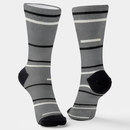 Trendy Colorful Patterned  Socks Sokken (Gebogen)