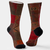 Trendy Colorful Patterned  Socks Sokken (Gebogen)
