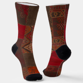 Trendy Colorful Patterned  Socks Sokken