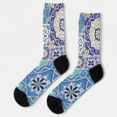 Trendy Colorful Patterned Socks Sokken (Links)