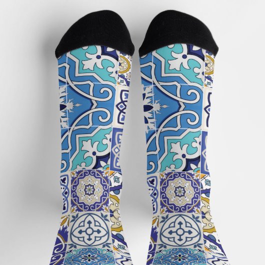 Trendy Colorful Patterned  Socks Sokken (Top)