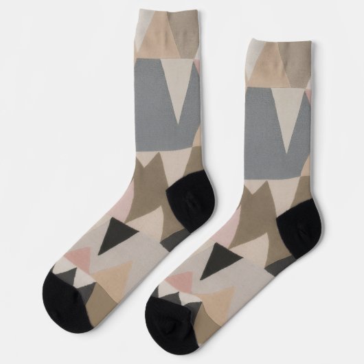 Trendy Colorful Patterned Socks Sokken (Links)