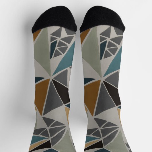 Trendy Colorful Patterned  Socks Sokken (Top)