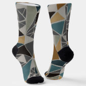 Trendy Colorful Patterned  Socks Sokken (Gebogen)