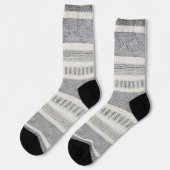 Trendy Colorful Patterned Socks Sokken (Links)
