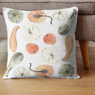 Trendy Colorful Pumpkin Pattern   Autumn Vibes Kussen