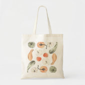 Trendy Colorful Pumpkin Pattern | Autumn Vibes Tote Bag (Voorkant)