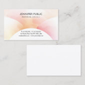 Trendy Colorful Simple Design Moderne Sjabloon Visitekaartje (Voorkant / Achterkant)