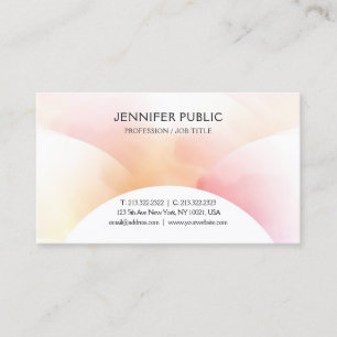 Trendy Colorful Simple Design Moderne Sjabloon Visitekaartje