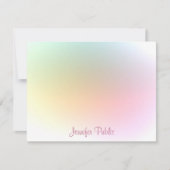 Trendy Colorful Sjabloon Calligraphy Script Modern (Voorkant)