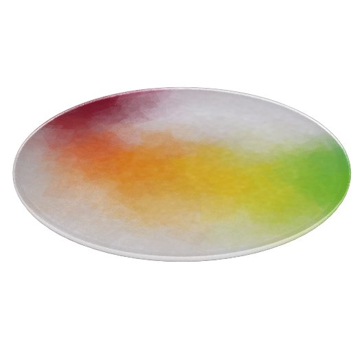 Trendy Colorful Sjabloon Moderne Abstracte kunst Snijplank (Hoek)