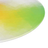 Trendy Colorful Sjabloon Moderne Abstracte kunst Snijplank (Hoek)