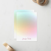 Trendy Colorful Typography Script Modern Sjabloon (Voorkant / Achterkant in situ)