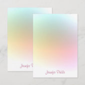 Trendy Colorful Typography Script Modern Sjabloon (Voorkant / Achterkant)