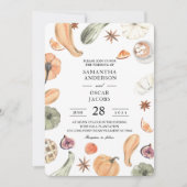 Trendy Colorful Waterverf Pumpkin | Autumn Vibes Kaart (Voorkant)