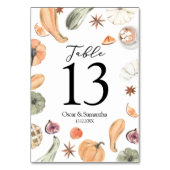 Trendy Colorful Waterverf Pumpkin | Autumn Vibes Kaart (Achterkant)