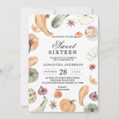 Trendy Colorful Waterverf Pumpkin | Autumn Vibes Kaart (Voorkant)