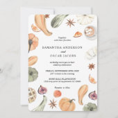 Trendy Colorful Waterverf Pumpkin | Autumn Vibes Kaart (Voorkant)