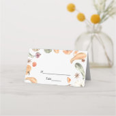 Trendy Colorful Waterverf Pumpkin | Autumn Vibes Plaatskaartje (Voorkant)