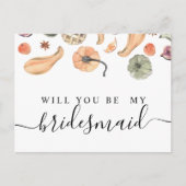 Trendy Colorful Waterverf Pumpkin | Autumn Vibes Uitnodiging Briefkaart (Voorkant)