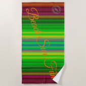 Trendy Colors Beach Towel Strandlaken (Voorkant)