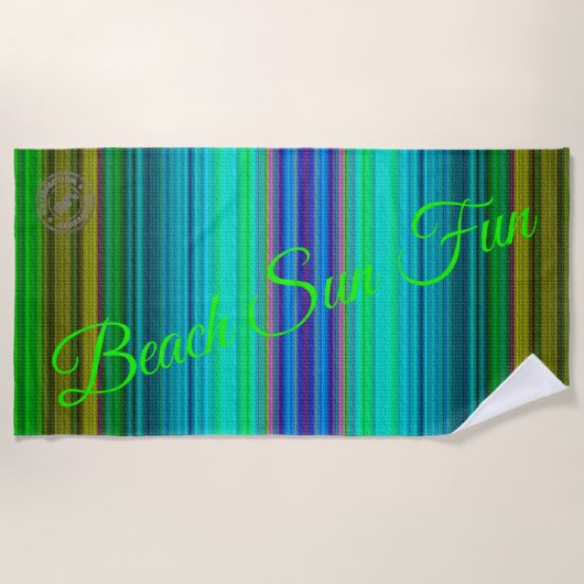 Trendy Colors Beach Towel Strandlaken (Voorkant)