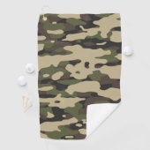 Trendy Colors Camouflage Abstract Patroon Golfhanddoek (Insitu)
