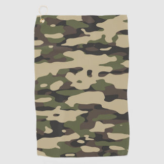 Trendy Colors Camouflage Abstract Patroon Golfhanddoek