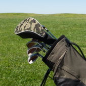 Trendy Colors Camouflage Abstract Patroon Golfheadcover (Insitu)