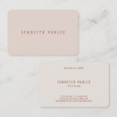 Trendy Colors Elegant Luxury Professional Sjabloon Visitekaartje (Voorkant / Achterkant)