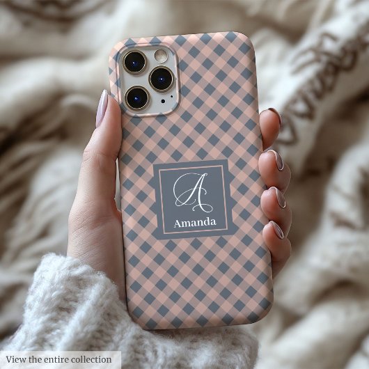 Trendy Colors iPhone Hoesje Koraalgrijs Heldere Ac