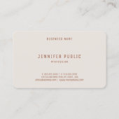 Trendy Colors Professional Sjabloon Elegant Luxury Visitekaartje (Achterkant)