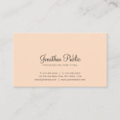 Trendy Colors Professional Stijlvol modern design Visitekaartje (Voorkant)