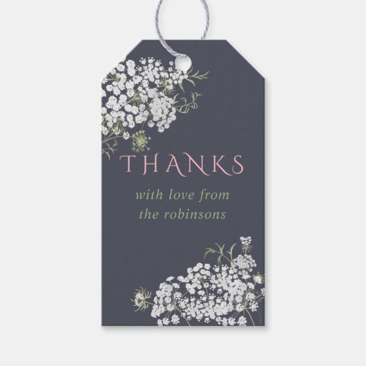 Trendy colorways Baby's Breath Baby shower Cadeaulabel (Voorkant)