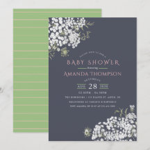 Trendy colorways Baby's Breath Baby shower nodigen