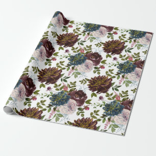 Trendy Colorways bloemenpatroon Cadeaupapier