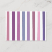 Trendy colorways Girl Baby shower Diaper Raffle Informatiekaartje (Achterkant)