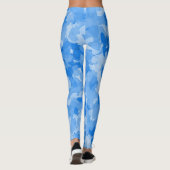 Trendy & comfortabele stijlen - Blue Hearts Mode Leggings (Achterkant)