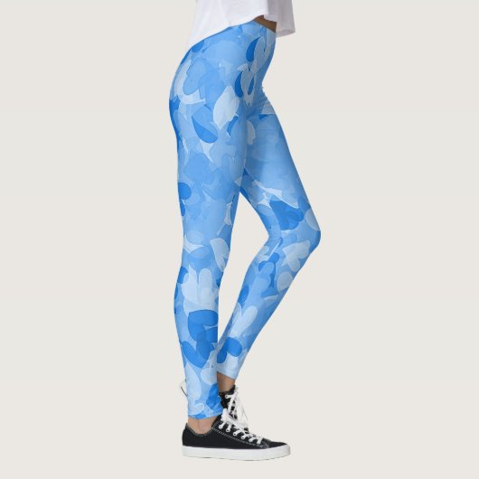 Trendy & comfortabele stijlen - Blue Hearts Mode Leggings (Rechts)