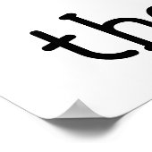 Trendy Congrats Afstudeerder Naam 2025 Afstuderen Poster (Hoek)