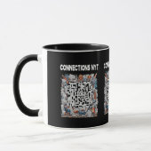 Trendy Connections NYT Design Zwart Mok (Links)