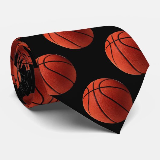Trendy Cool Basketbal Stropdas (Opgerold)